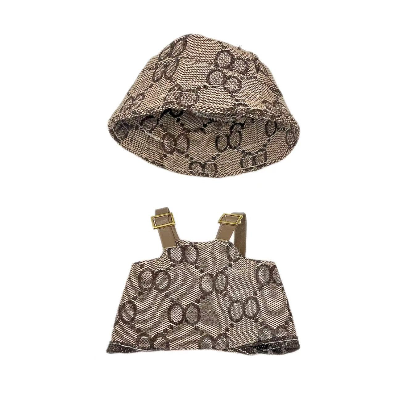 【Gucci Labubu】Clothes Set For Labubu Out Fit With Accessories (Clothes + Hat)