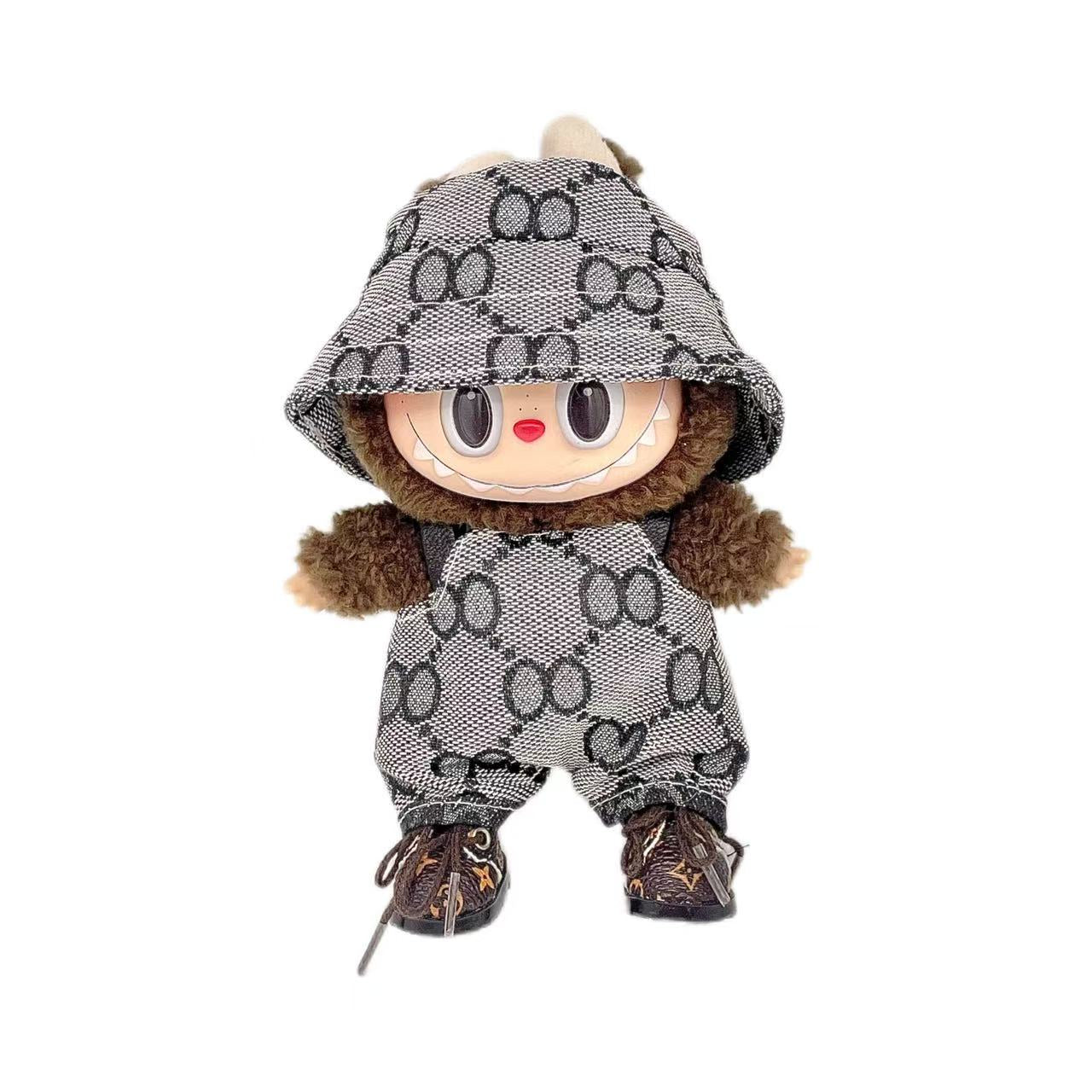 【Gucci Labubu】Clothes Set For Labubu Out Fit With Accessories (Clothes + Hat)