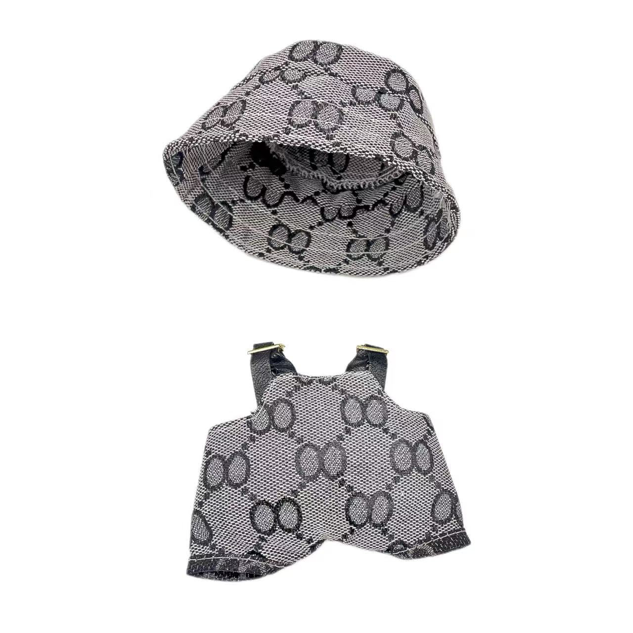 【Gucci Labubu】Clothes Set For Labubu Out Fit With Accessories (Clothes + Hat)