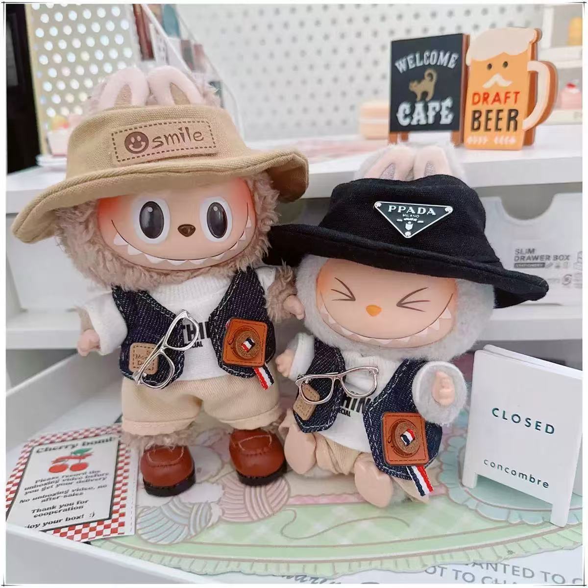 【Cowboys Labubu】Clothes Set For Labubu Out Fit With Accessories