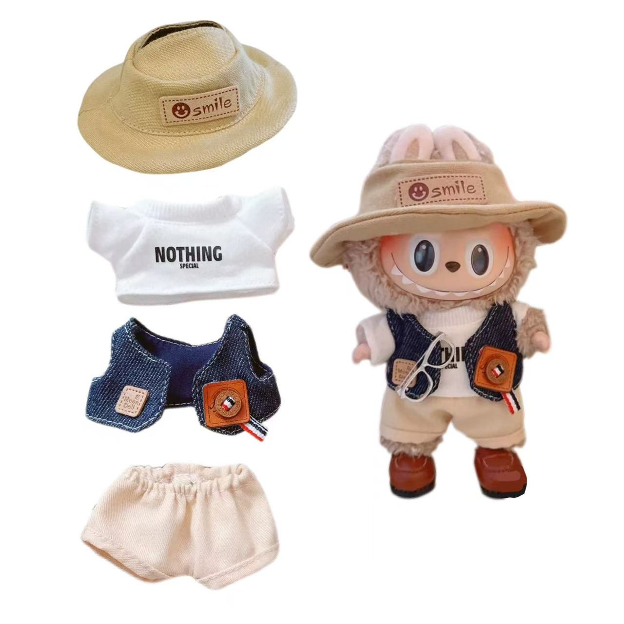 【Cowboys Labubu】Clothes Set For Labubu Out Fit With Accessories