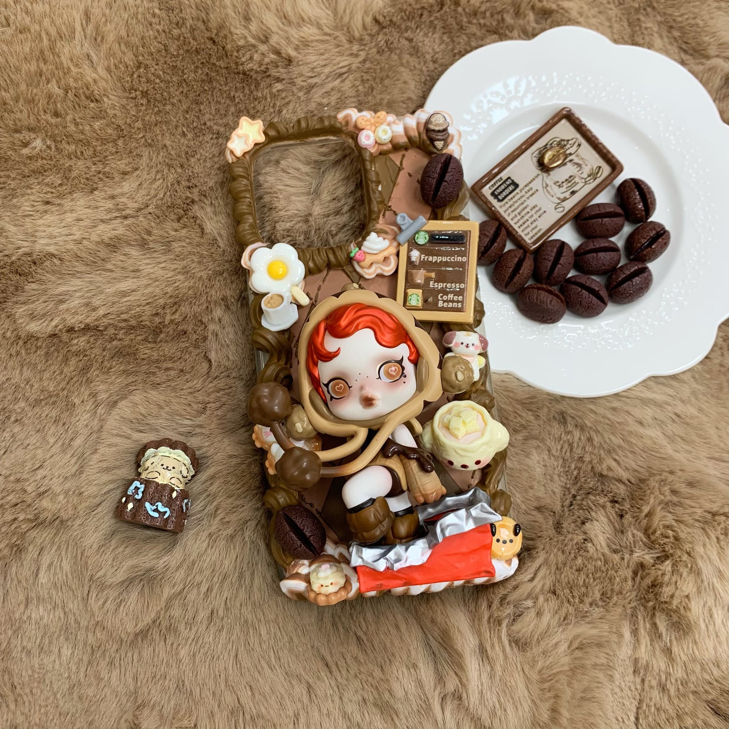 【On Schedule】Phone Case Cream Glue Figurine Decoden DIY Compatible with all phone models