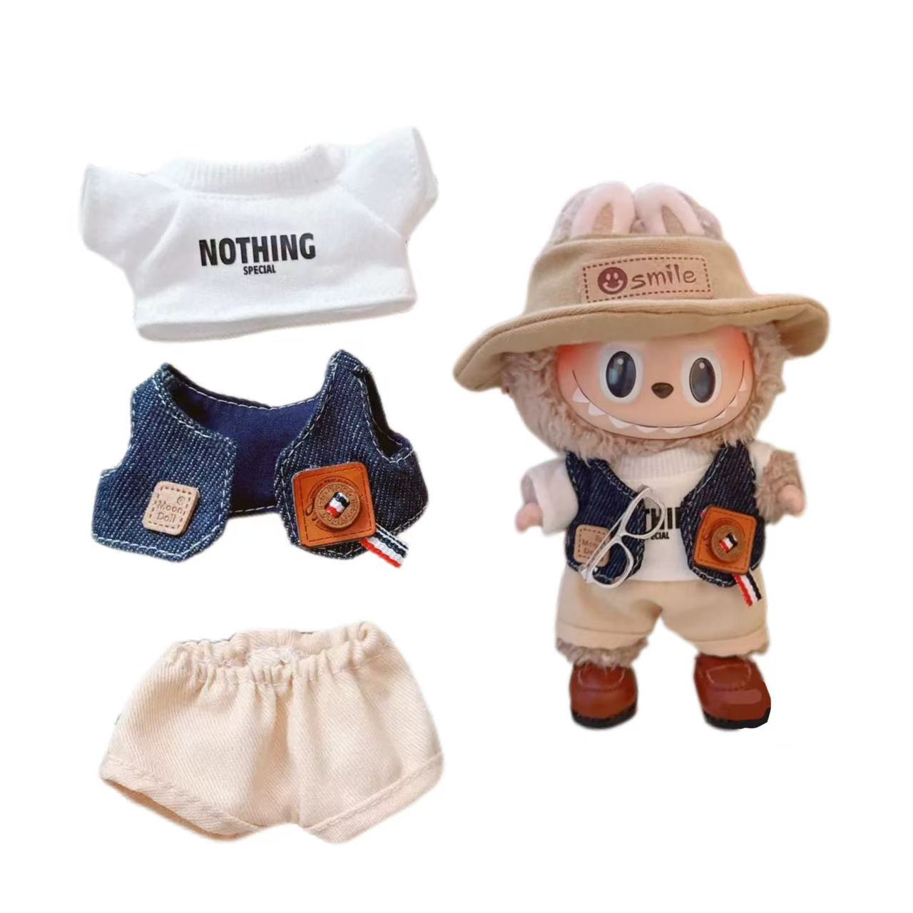 【Cowboys Labubu】Clothes Set For Labubu Out Fit With Accessories
