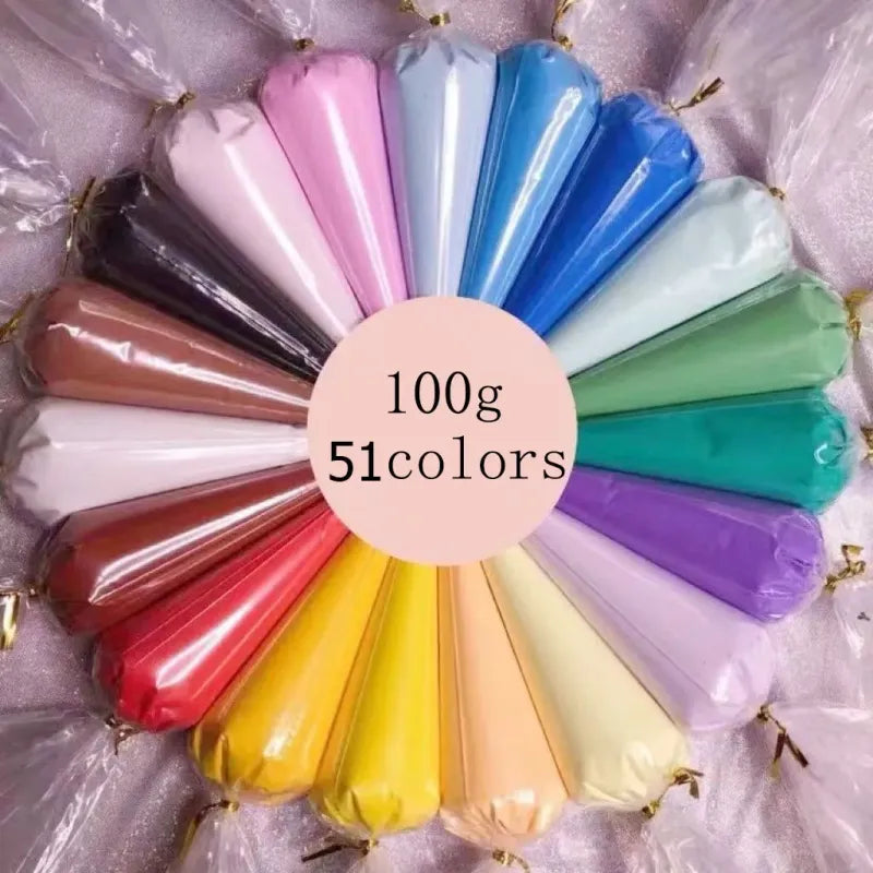 【FashionBooom】51 colors 100g Decoden Cream Glue
