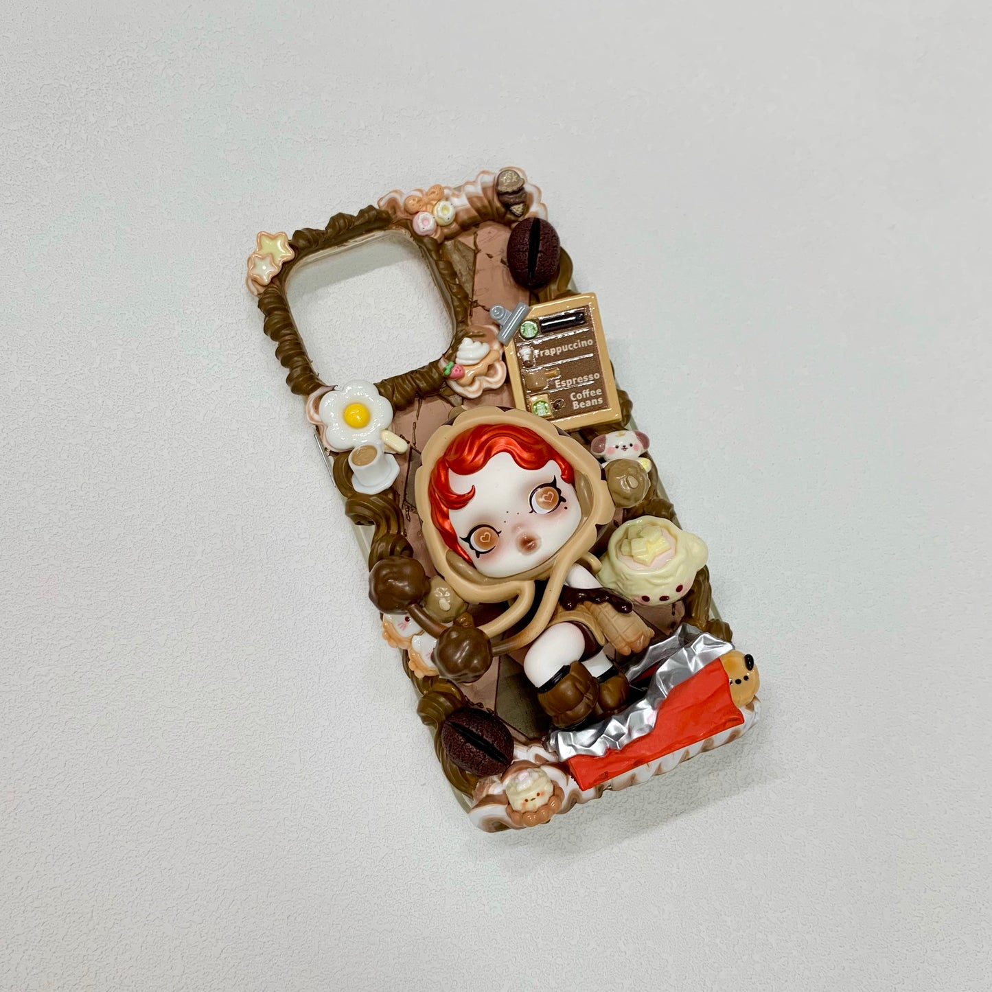 【On Schedule】Phone Case Cream Glue Figurine Decoden DIY Compatible with all phone models