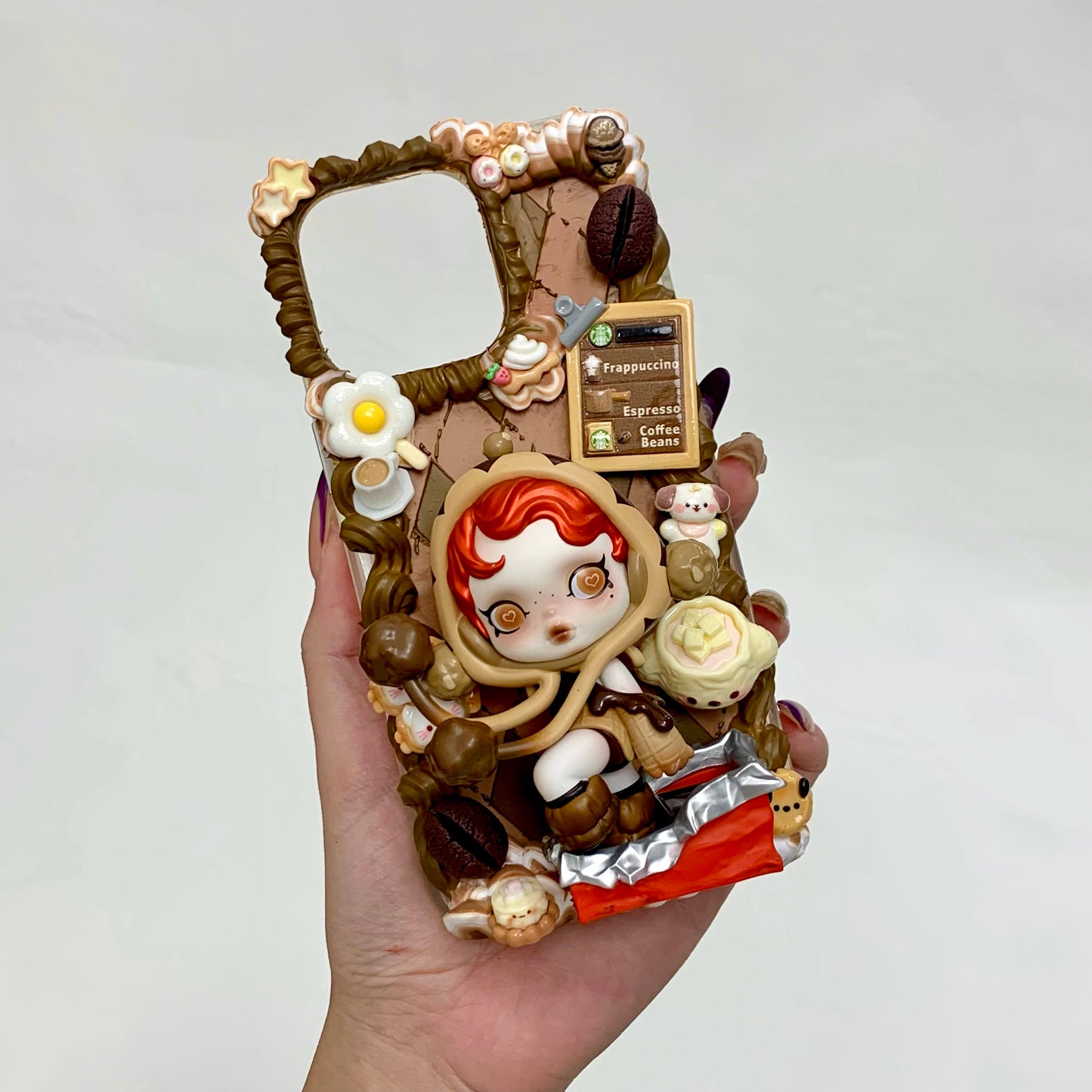 【On Schedule】Phone Case Cream Glue Figurine Decoden DIY Compatible with all phone models