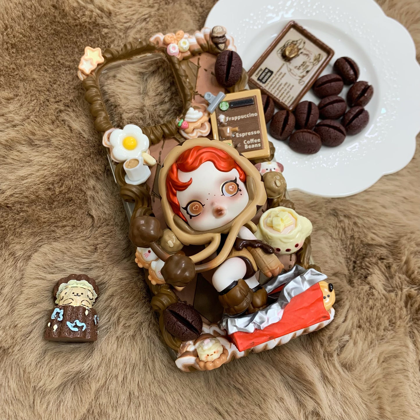 【On Schedule】Phone Case Cream Glue Figurine Decoden DIY Compatible with all phone models