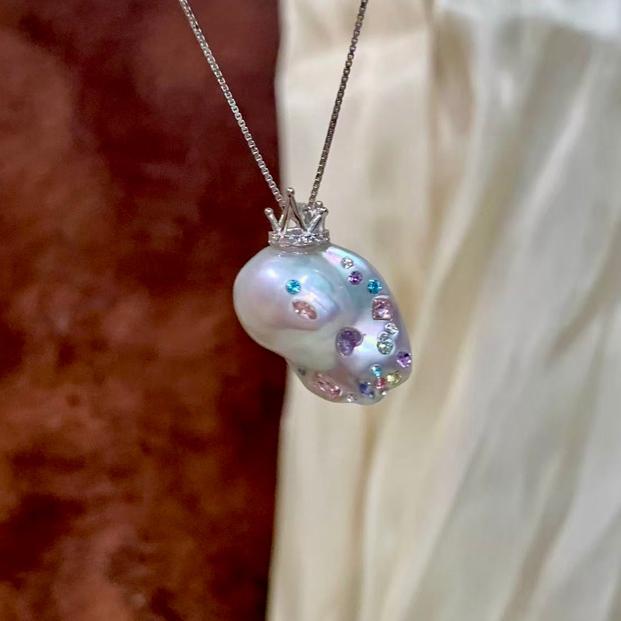 【Pearlish】A Little Goldfish · Handcrafted Artisan Jewelry Featuring Pure Natural Freshwater Pearls Set in S925 Sterling Silver Niche Handmade Art Collection Recommended as a Gift