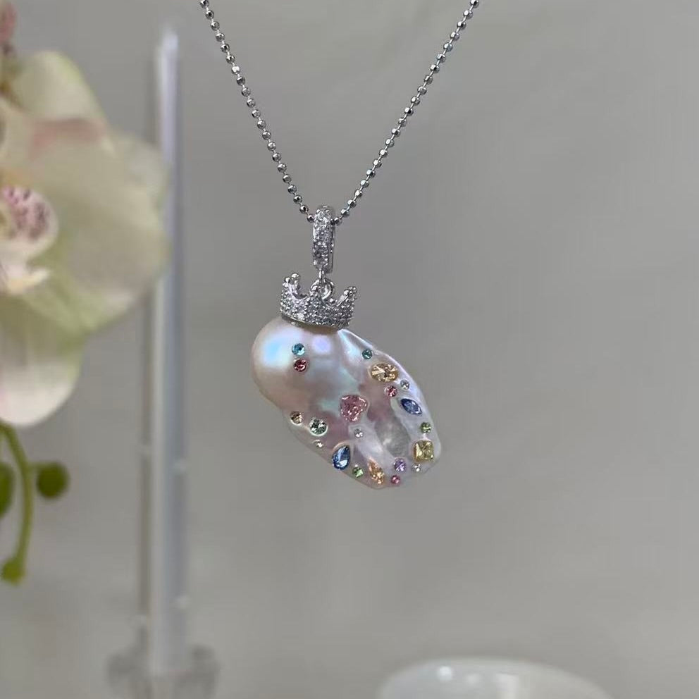 【Pearlish】A Little Goldfish · Handcrafted Artisan Jewelry Featuring Pure Natural Freshwater Pearls Set in S925 Sterling Silver Niche Handmade Art Collection Recommended as a Gift